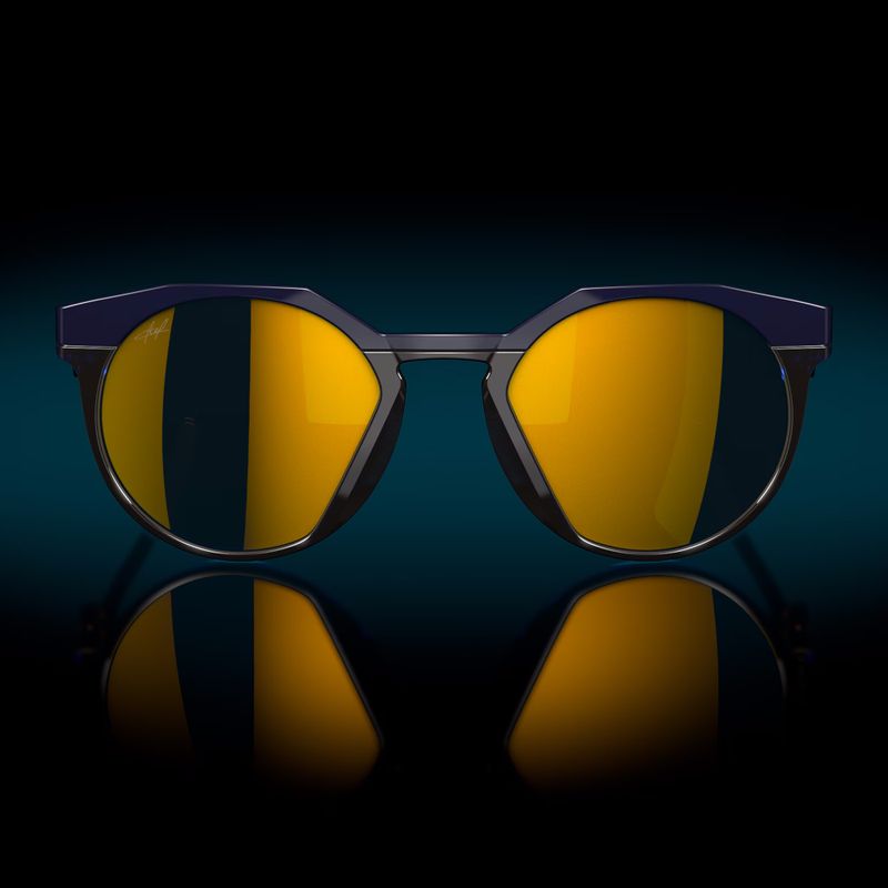 Oakley HSTN Kylian Mbappé Signature Series tengerészkék transzkék/prizm 24k polarizált napszemüveg 3