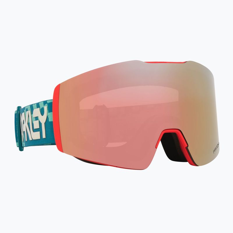 Sí szemüveg Oakley Fall Line M Pacific Chex/Prizm Snow Rose Gold Iridium