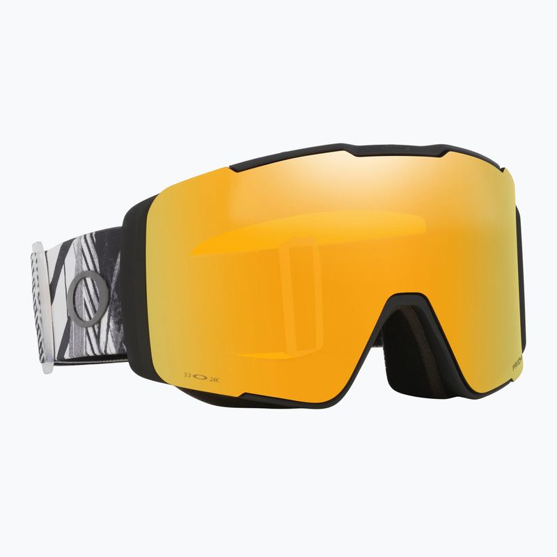 Síszemüveg Oakley Line Miner Pro L Black Forge/Prizm 24K/Prizm Sage Gold