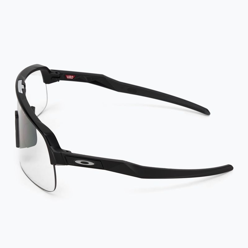 Oakley Sutro Lite S matt fekete/átlátszó-fekete fotokróm napszemüveg 4