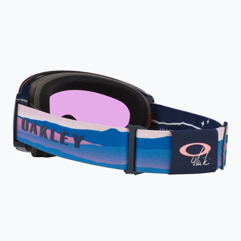 Síszemüveg Oakley Flight Deck Pro M Mikaela shiffrin Sig/Prizm Iced/Prizm Sapphire 4