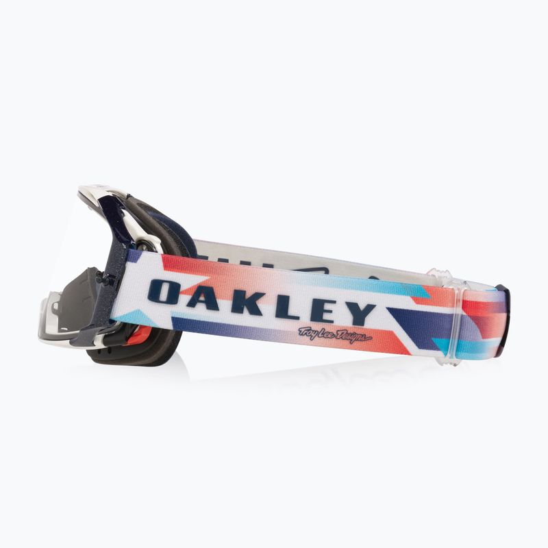 Kerékpáros szemüveg Oakley Airbrake MTB Troy Lee Designs ice white/clear 4