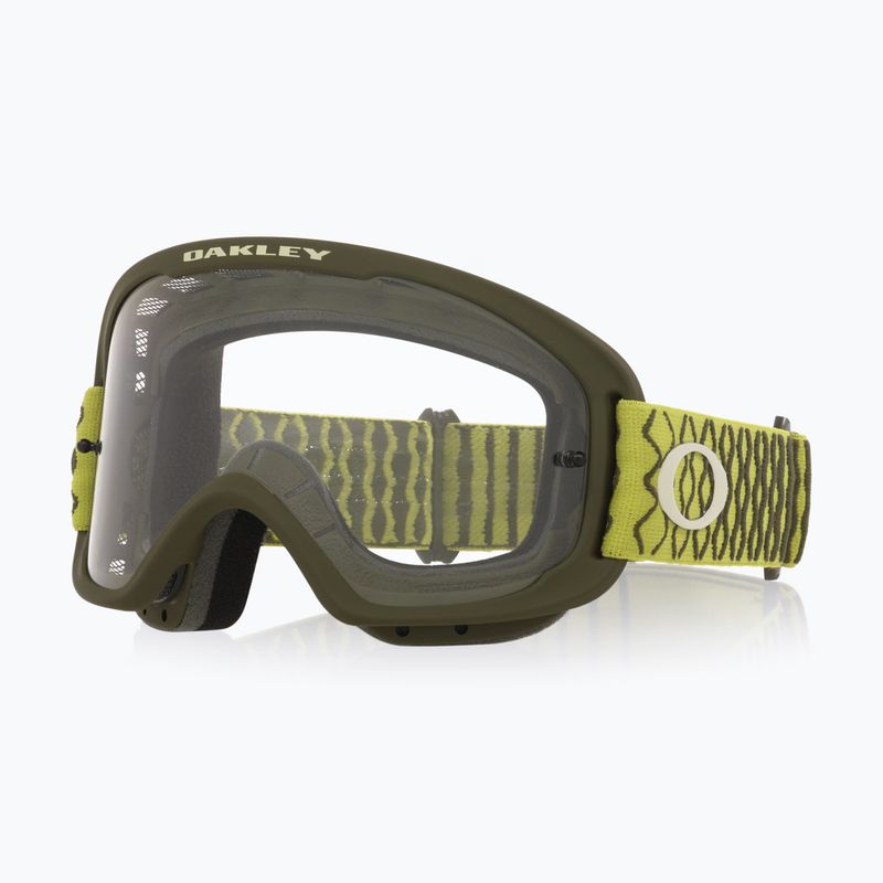 Kerékpáros védőszemüveg Oakley O Frame 2.0 Pro MTB cactus dark brush/clear