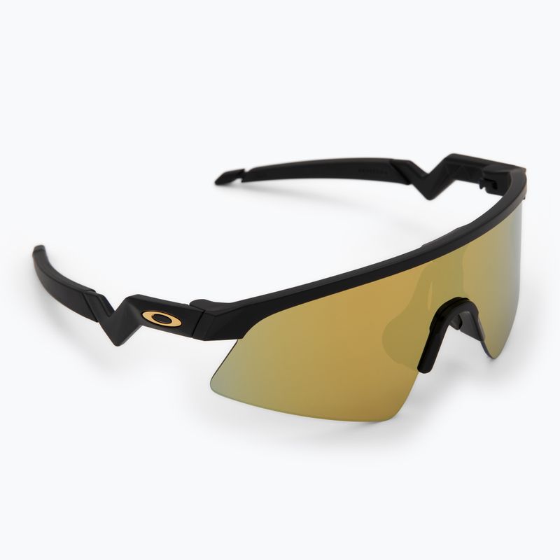 Gyerek napszemüveg Oakley Resistor Sweep polished matte black/prizm 24k
