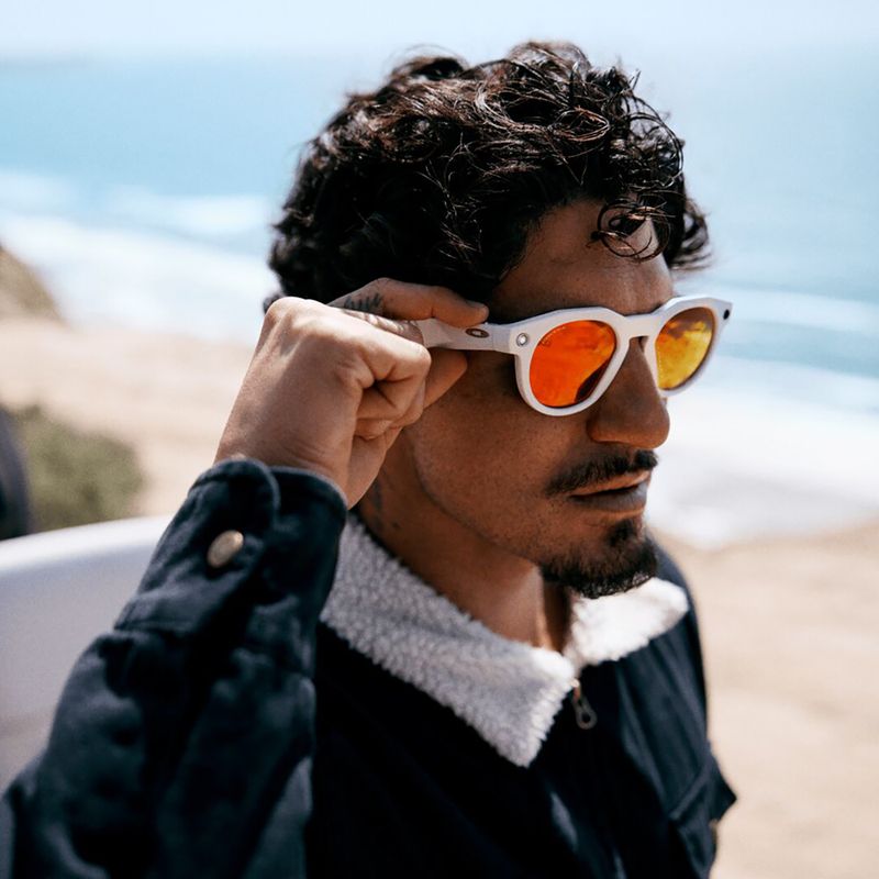 Kamerás szemüveg Oakley Meta HSTN warm grey/prizm ruby 9