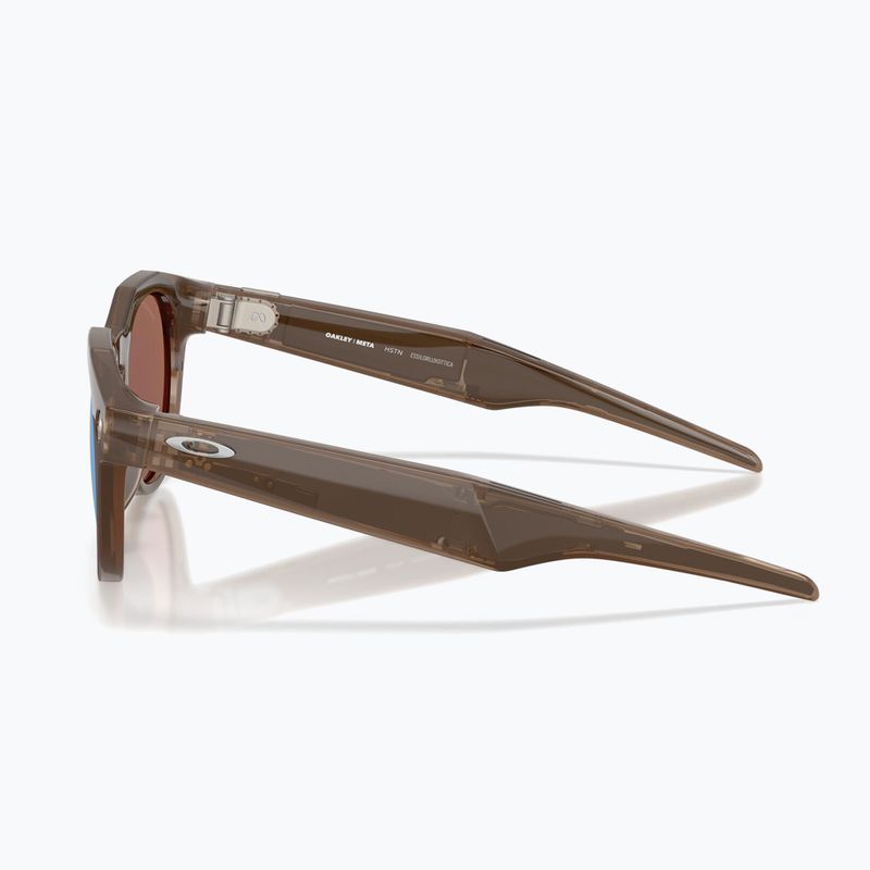 Kamerás szemüveg Oakley Meta HSTN brown smoke/prizm deep water polarized 6