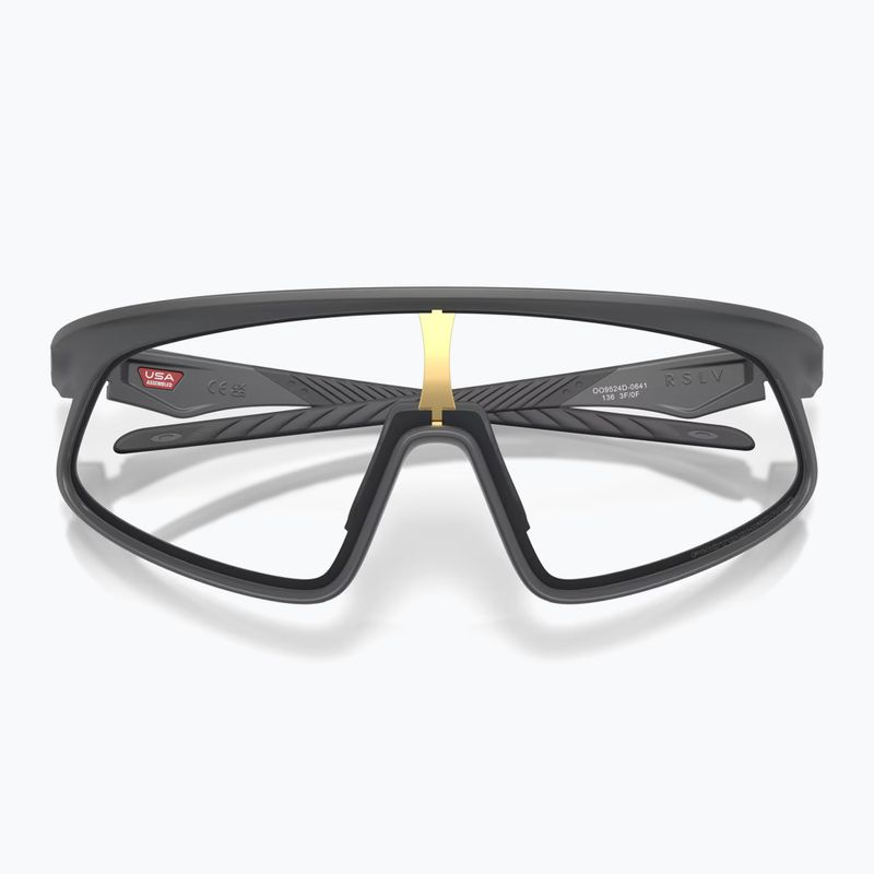 Napszemüveg Oakley RSLV 141 matte carbon/clear to black iridium photo 5