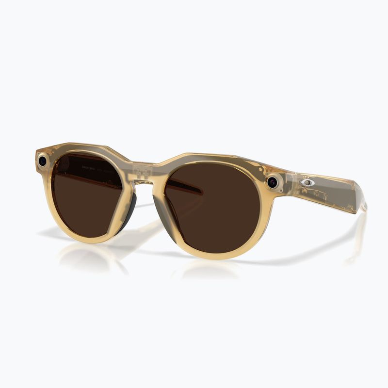 Kamerás szemüveg Oakley Meta HSTN light curry/transitions brown