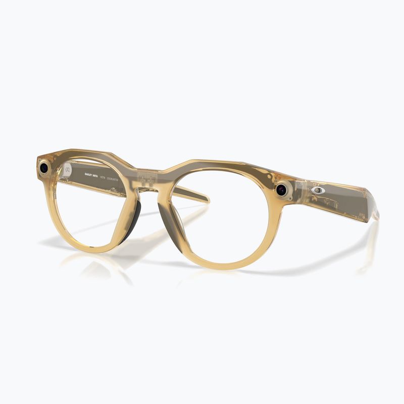 Kamerás szemüveg Oakley Meta HSTN light curry/transitions brown 4