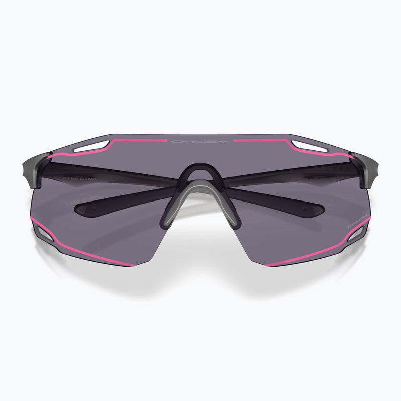 Napszemüveg Oakley Cybr Dyno matte grey smoke/prizm grey with pink ink 3