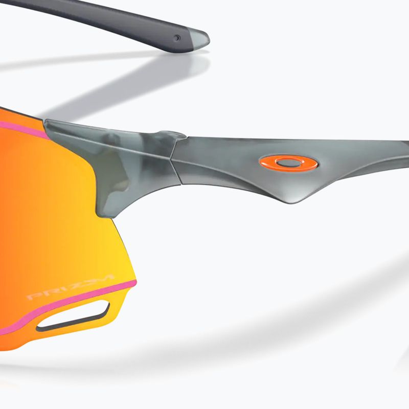 Napszemüveg Oakley Cybr Dyno matte crystal black/prizm ruby with pink ink 6