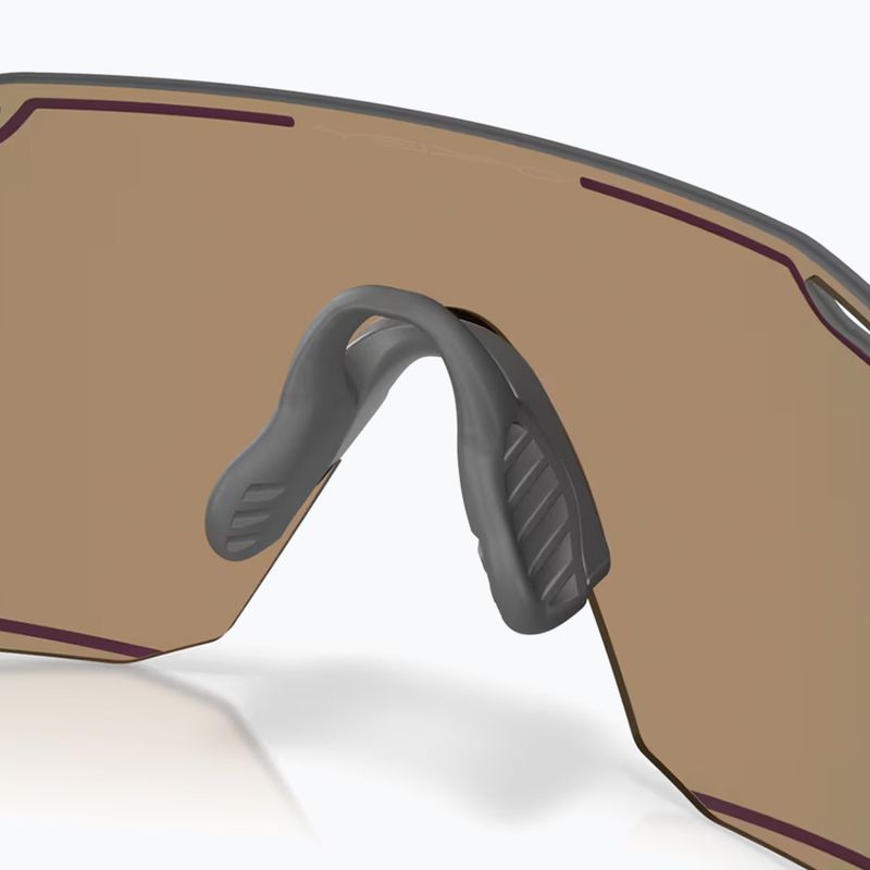 Napszemüveg Oakley Cybr Dyno matte crystal black/prizm ruby with pink ink 7