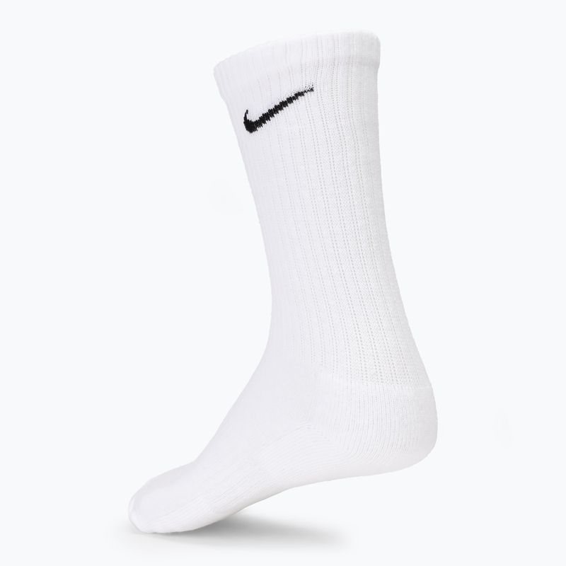 Nike Everyday Cushioned Crew zokni 3 pár fehér/fekete 2