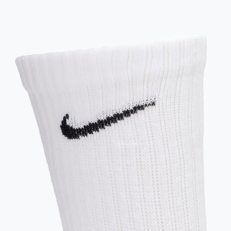 Nike Everyday Cushioned Crew zokni 3 pár fehér/fekete 3
