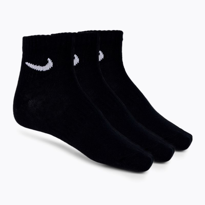 Nike Everyday Lightweight Crew 3pak edzőzokni fekete SX7677-010