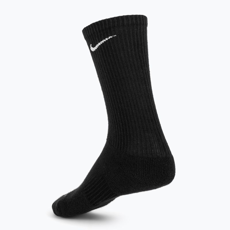 Zokni Nike Everyday Plus Cushioned 3 pár black/white 2