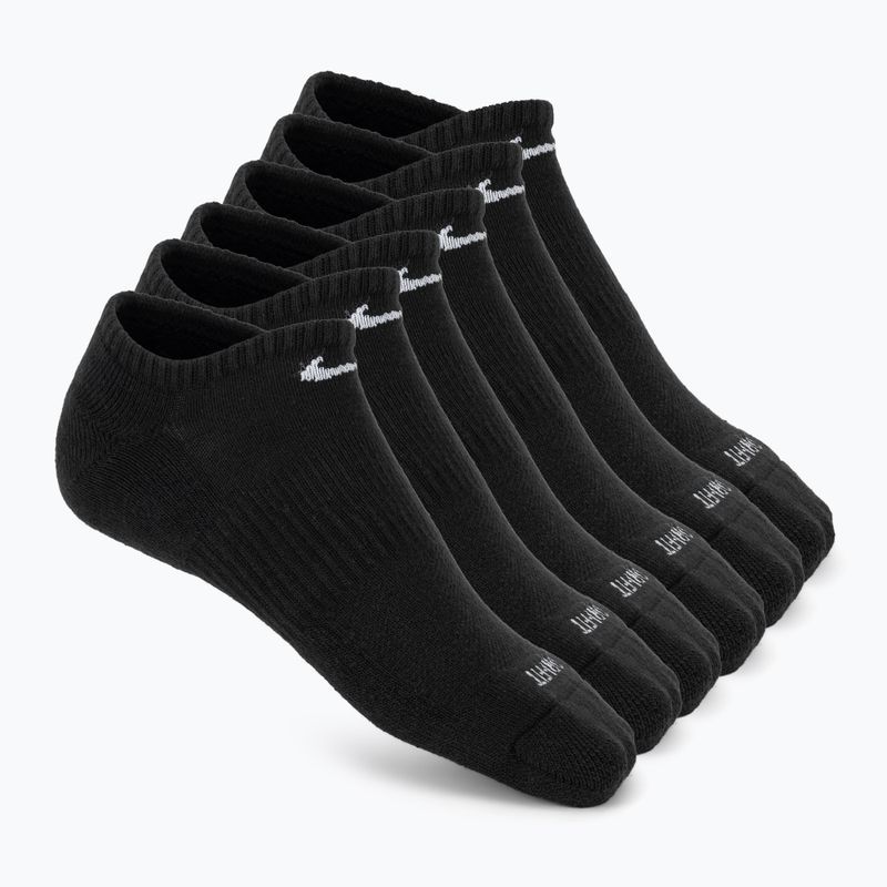 Férfi zokni Nike Everyday Plus Cushioned No Show 6 pár black/white