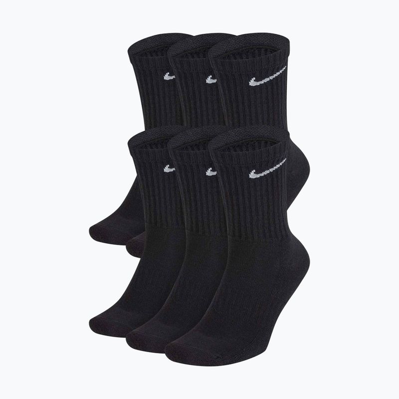 Nike Everyday Cushioned 6 pár fekete/fehér zokni