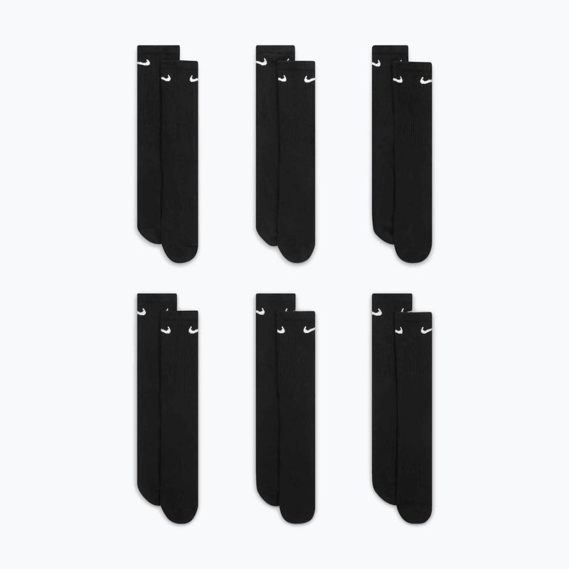 Nike Everyday Cushioned 6 pár fekete/fehér zokni 3