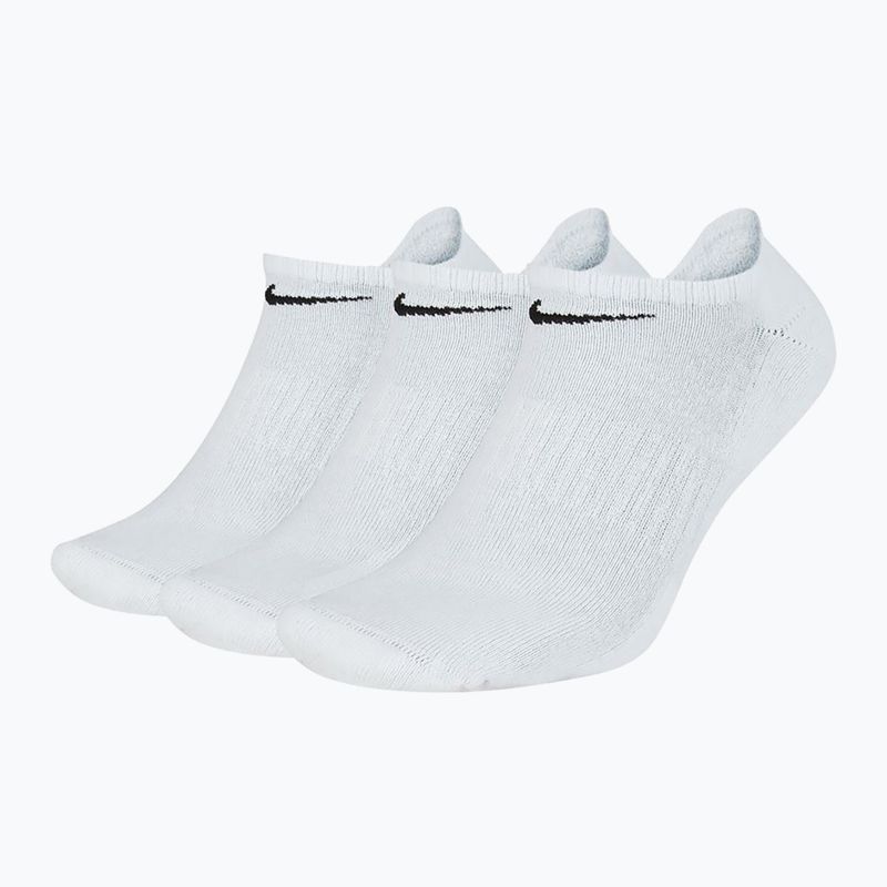 Nike Everyday párnázott edzőzokni 3 pár fehér/fekete