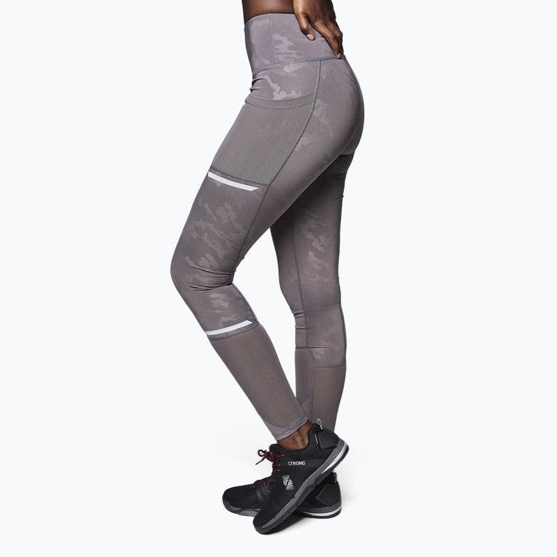 Női edző leggings STRONG ID szürke Z1B01168 2