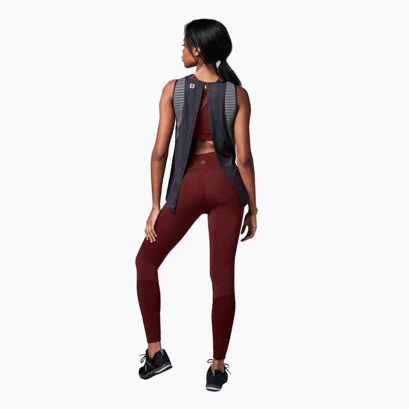 Női tréning felső STRONG ID fekete  nyitott háttal Z1T02517 4