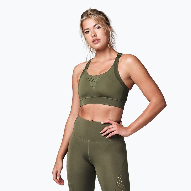 Női edzőmelltartó STRONG ID Active zöld Z1T02509 2