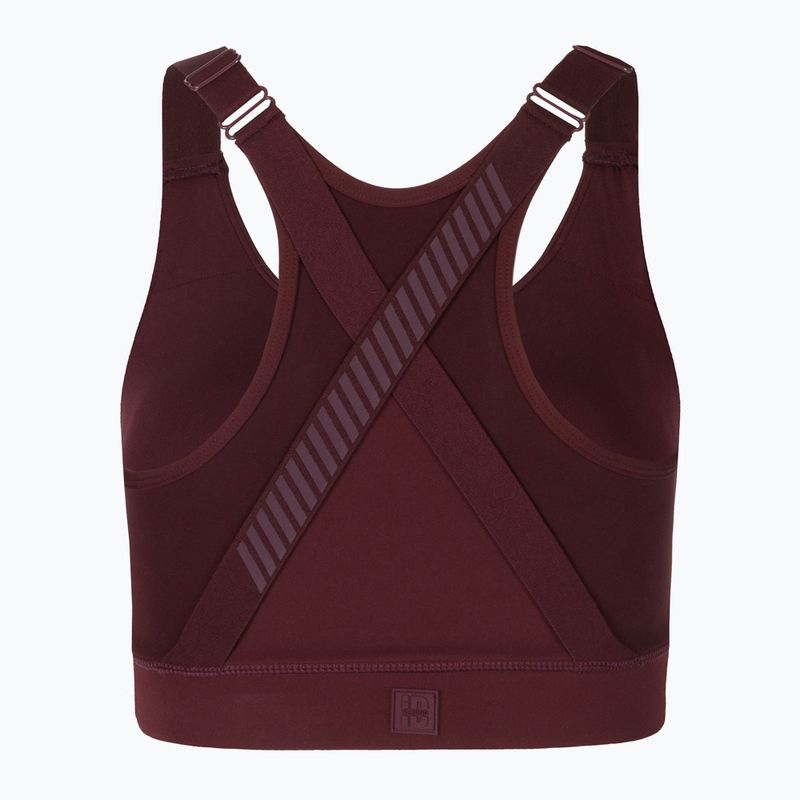 Női edzőmelltartó STRONG ID Active Active Állítható bordó Z1T02685 7