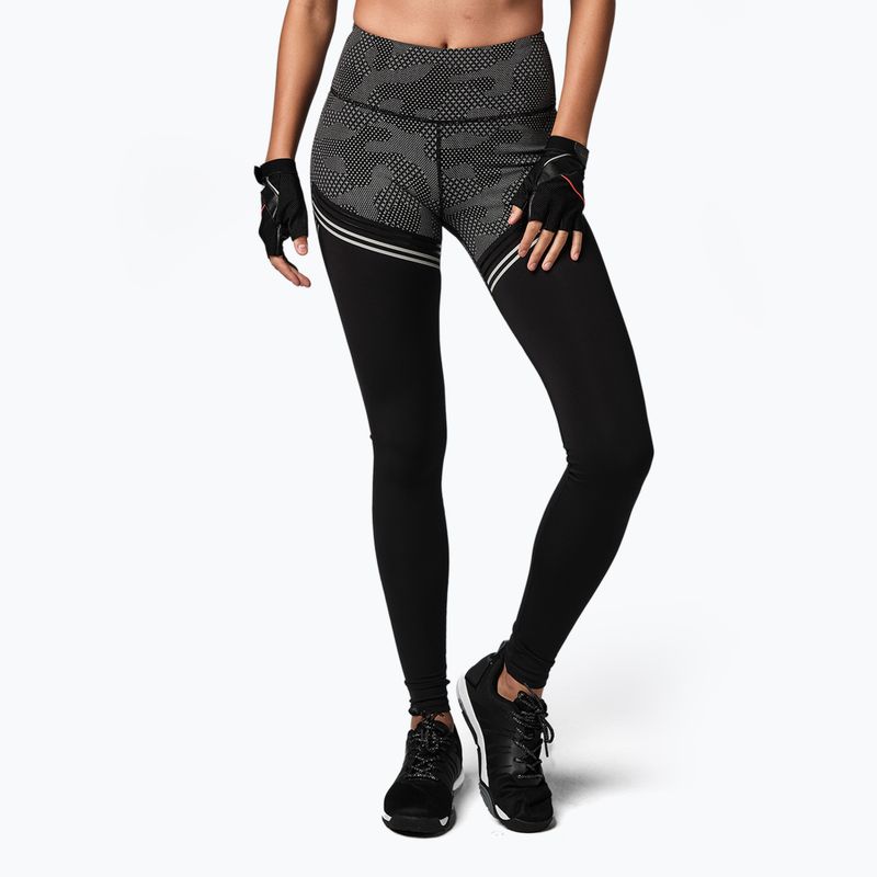 Női leggings STRONG ID Performance fekete-szürke Z1B01337 2