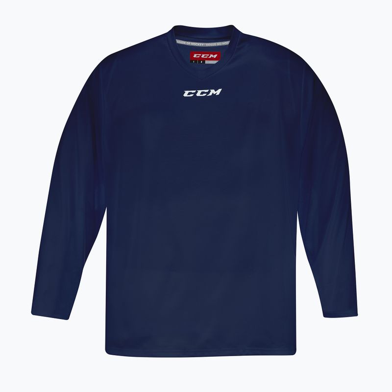 Férfi hosszú ujjú póló CCM 5000 SR Practice Jersey navy