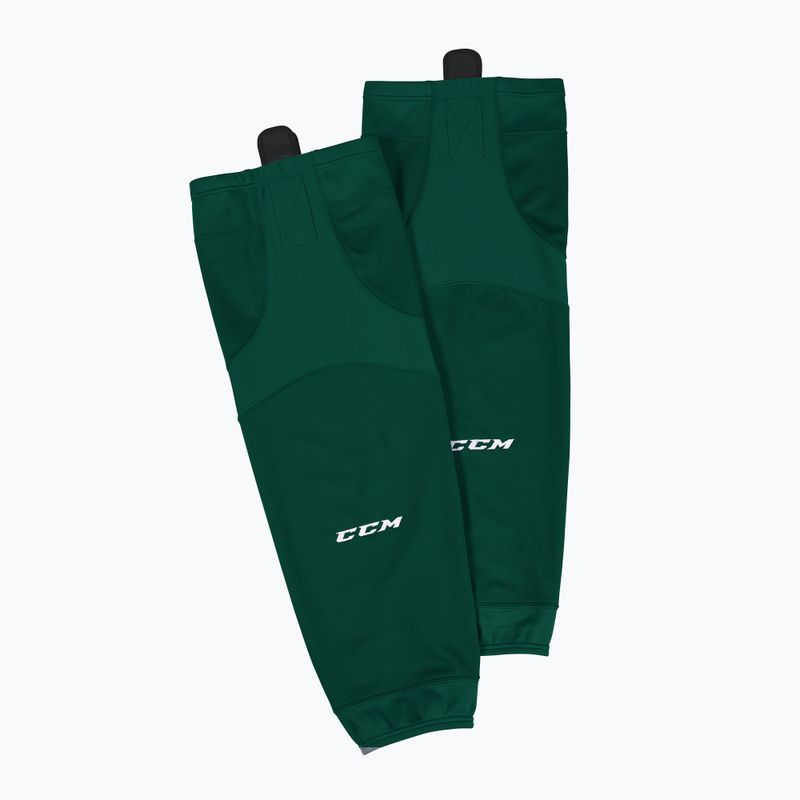 Gyermek hokis leggings CCM SX6000 JR sötétzöld