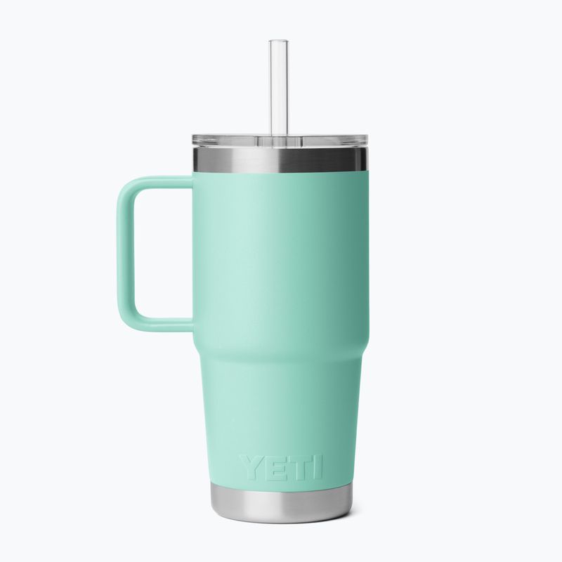 Termoszbögre YETI Rambler Straw 739 ml seafoam 2