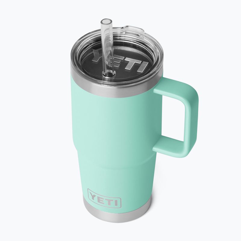 Termoszbögre YETI Rambler Straw 739 ml seafoam 3