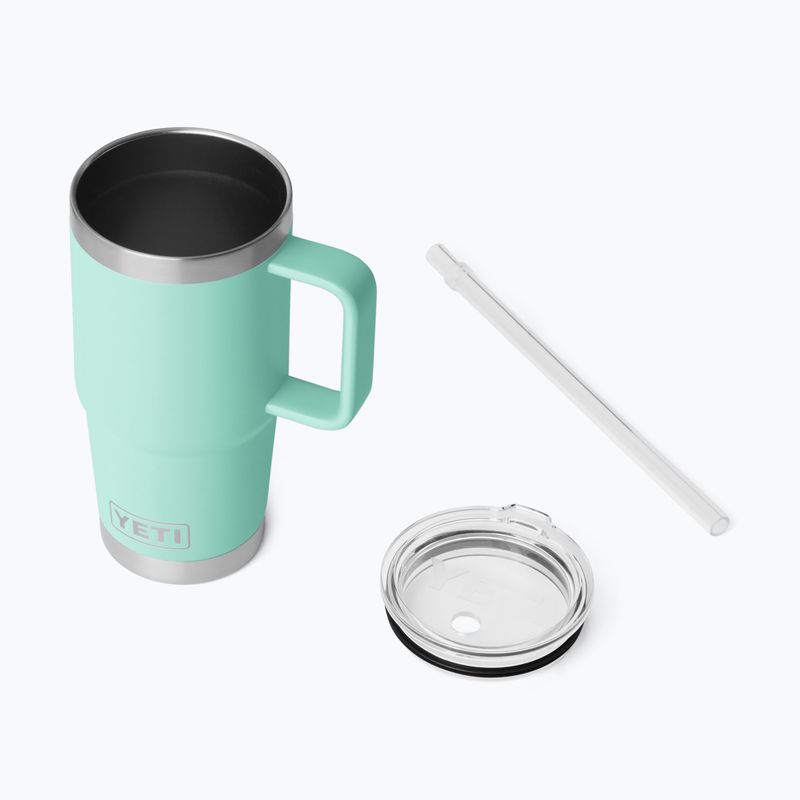Termoszbögre YETI Rambler Straw 739 ml seafoam 4