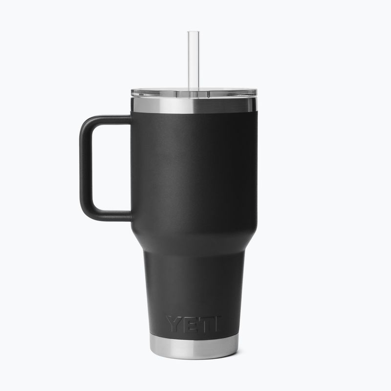 Termoszbögre YETI Rambler Straw 1000 ml black 2