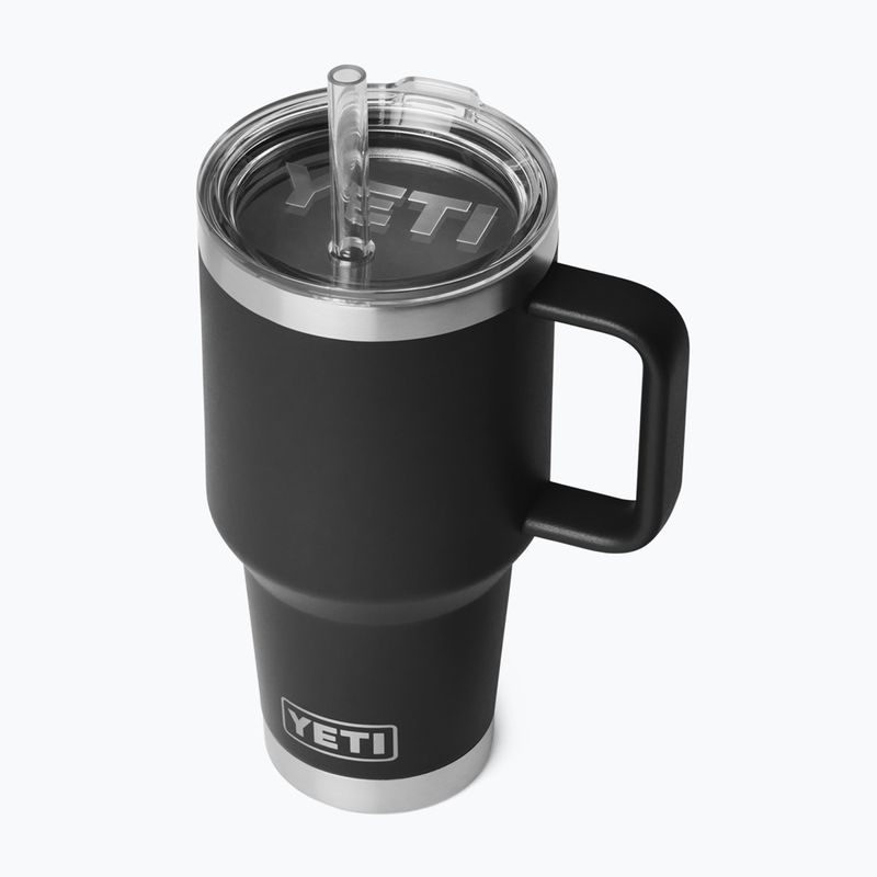 Termoszbögre YETI Rambler Straw 1000 ml black 3