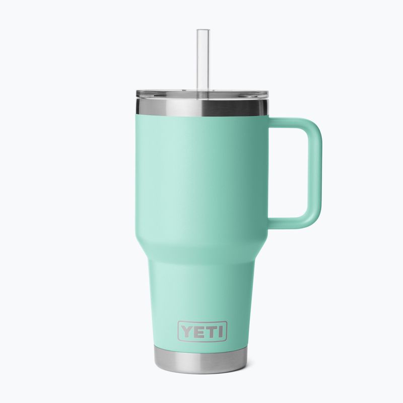 Termoszbögre YETI Rambler Straw 1000 ml seafoam