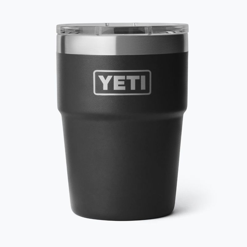 Termosz YETI Rambler Stackable 473 ml black