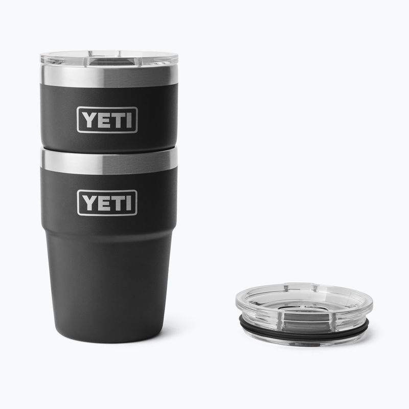 Termosz YETI Rambler Stackable 473 ml black 4