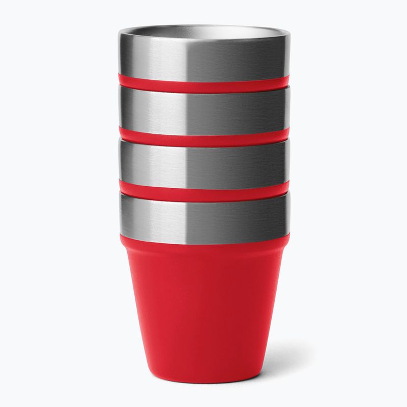 Túra poharak YETI Shot 48 ml 4 pcs. rescue red 3