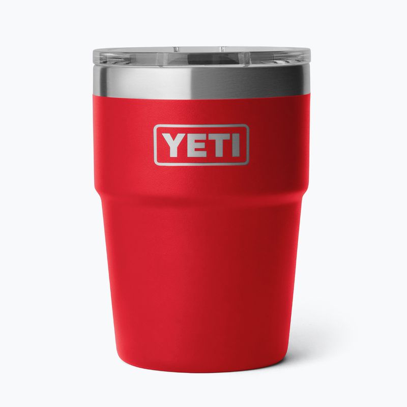 Termosz YETI Rambler Stackable 473 ml rescue red