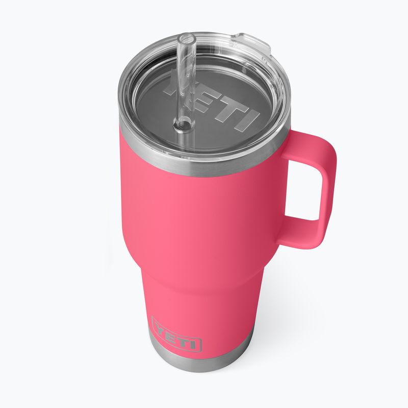 Termoszbögre YETI Rambler Straw 1000 ml tropical pink 3