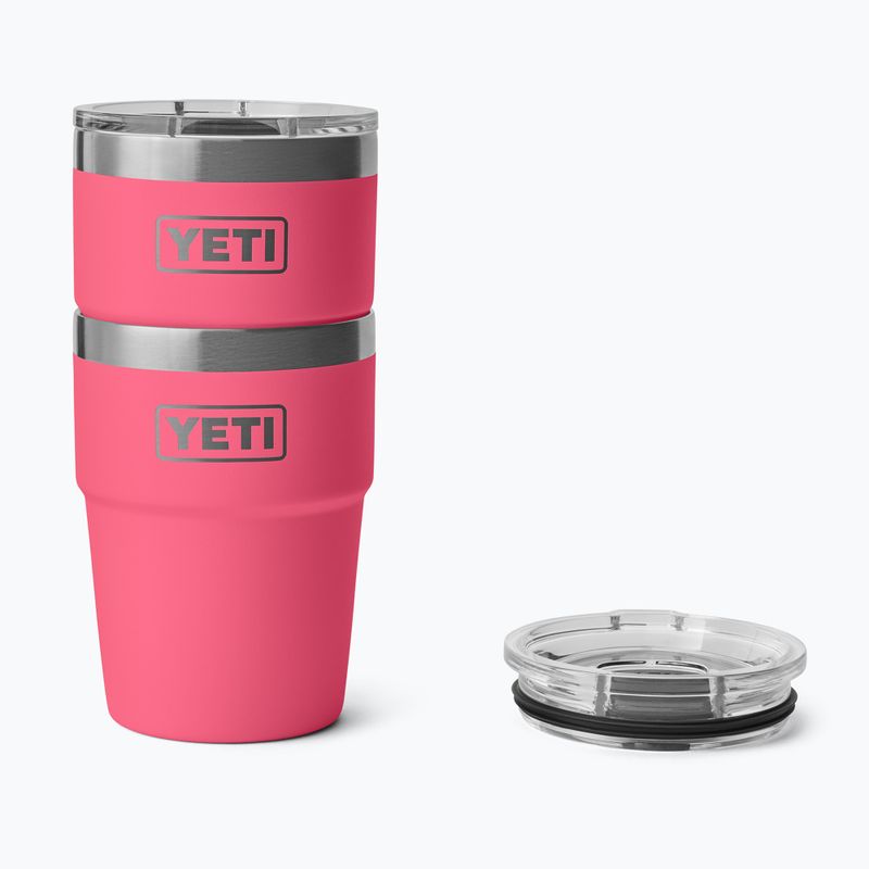 Termosz YETI Rambler Stackable 473 ml tropical pink 4