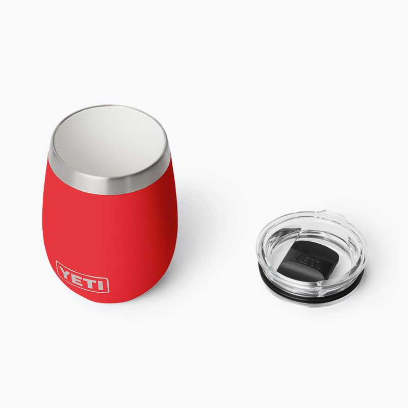 Termoszbögre YETI Rambler Wine Tumbler 295 ml rescue red 4