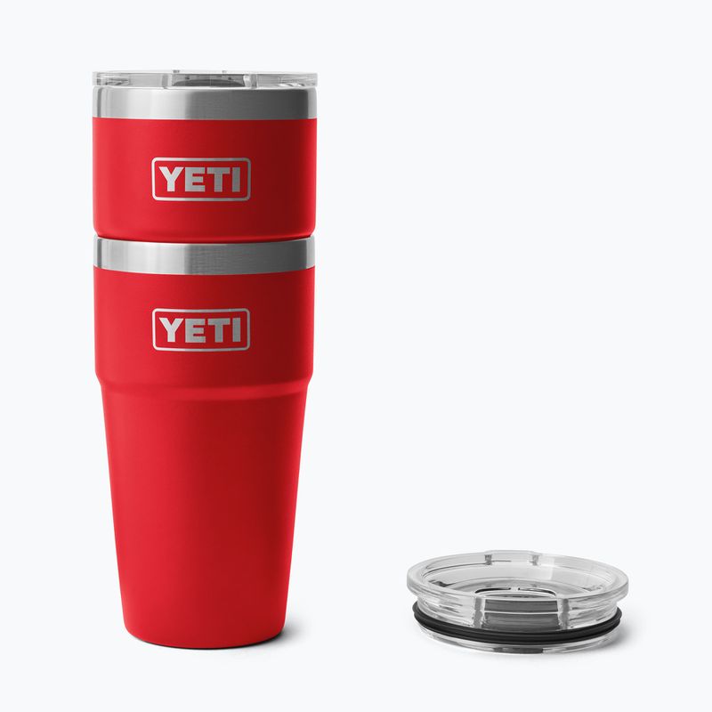 Termosz YETI Rambler Stackable 591 ml rescue red 4
