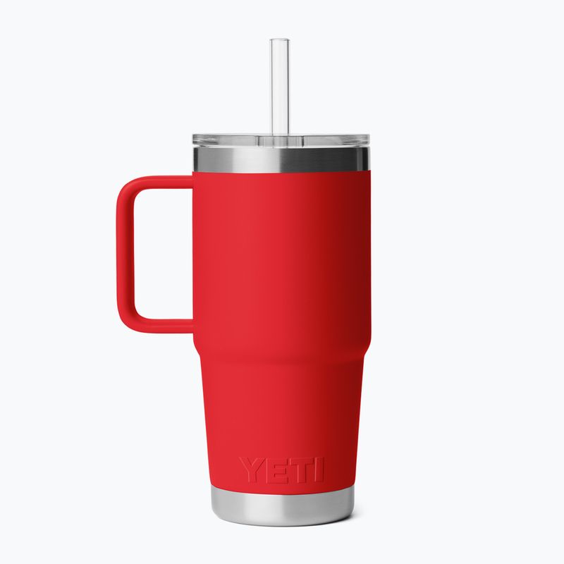 Termoszbögre YETI Rambler Straw 739 ml rescue red 2