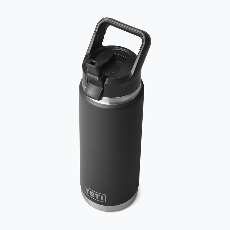 Termosz palack YETI Rambler Straw 769 ml black 4
