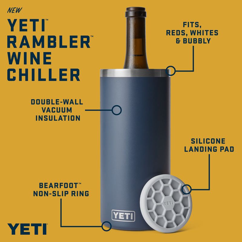 Borszék hűtőszekrény YETI Wine Chiller navy 9