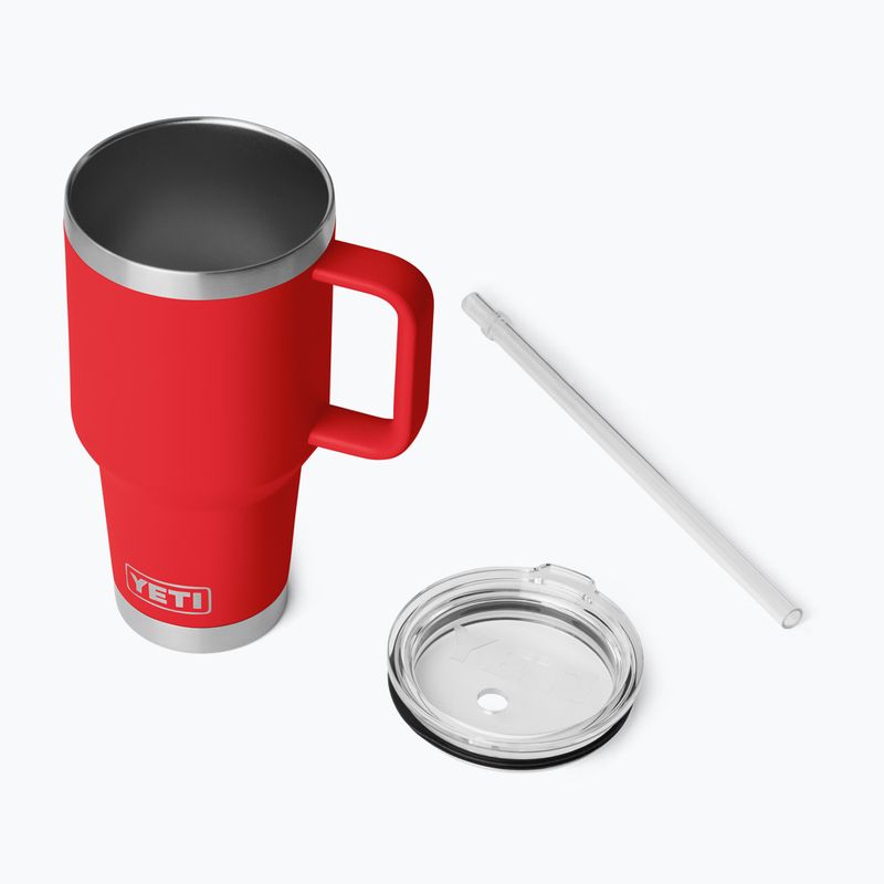 Termoszbögre YETI Rambler Straw 1000 ml rescue red 4