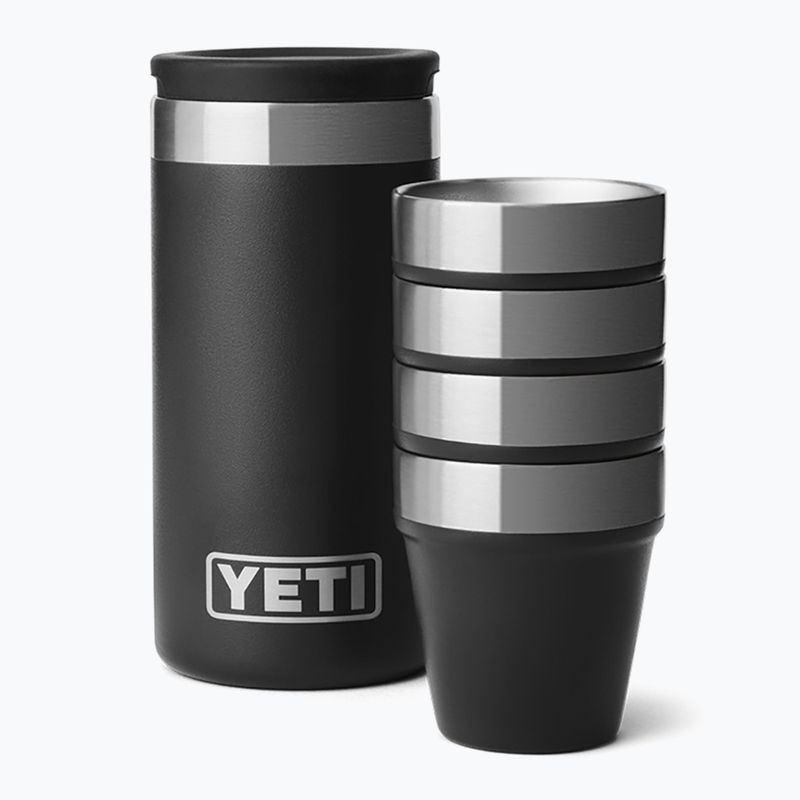Túra poharak YETI Shot 48 ml 4 pcs. black
